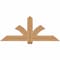 Ekena Millwork Redmond Smooth Timber Gable Bracket, Western Red Cedar, 60"W x 25"H x 1 1/2"D x 5 1/2"F, 10/12 Pitch GBW060X25X0206RED00SWR - alternate 1